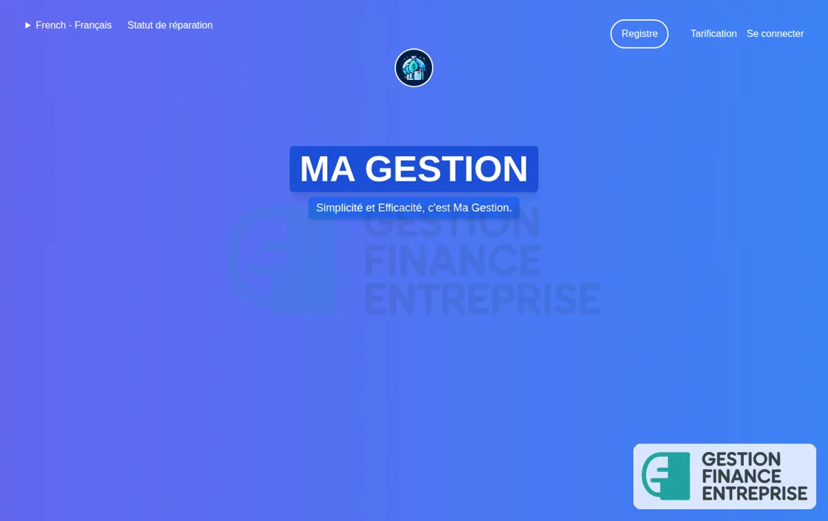 Capture : MA GESTION - MA GESTION